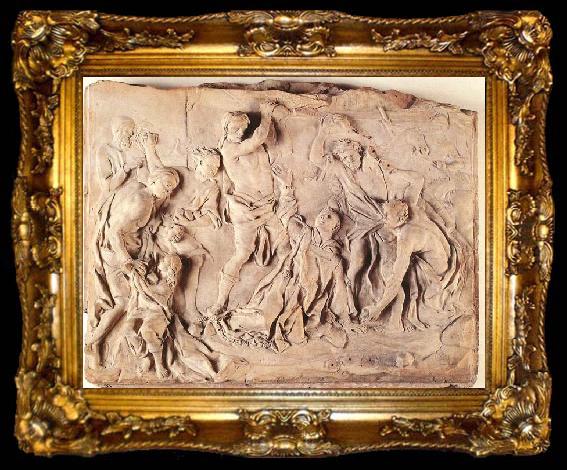 framed  PUGET, Pierre The Stoning of St Peter, ta009-2